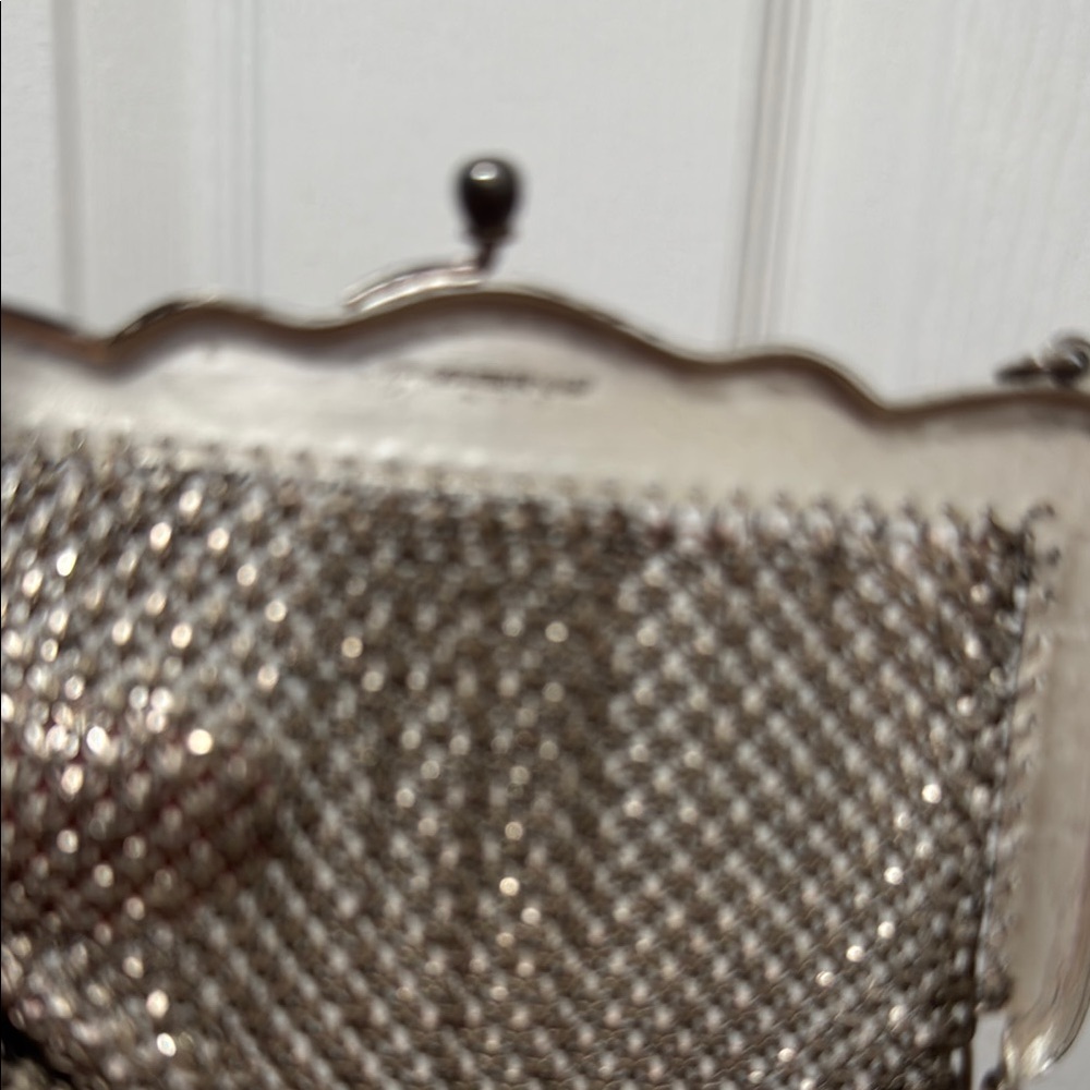 Vintage Style Pink and Blue Beaded Purse - Picture 3 of 4